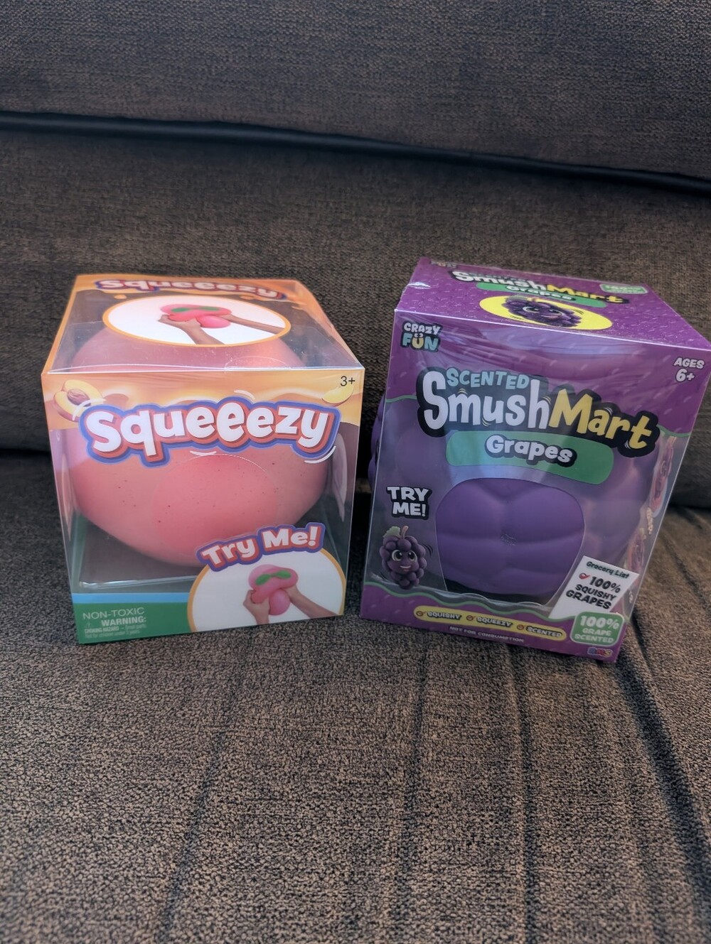 Smushmart Scented Grape and Squeeezy Pink Peach